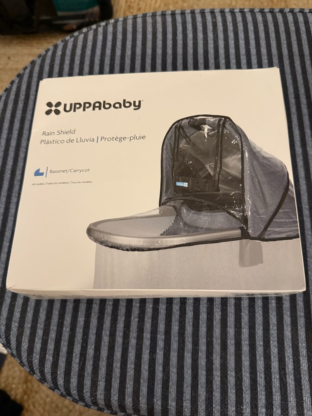 UPPAbaby Rain Shield for Bassinet - Clear/Black
